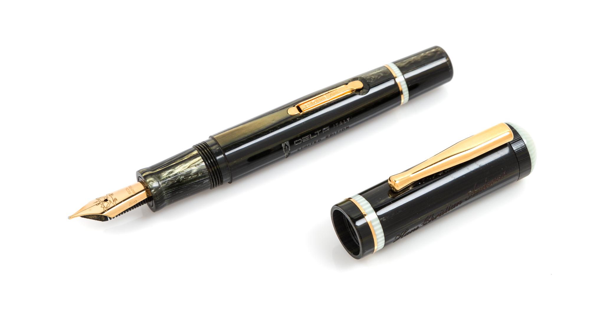 A Delta Hans Christian Andersen Limited Edition Fountain Pen and Ink Set