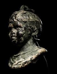 A Roman Bronze Weight in the Form of a Boy