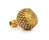 A Possibly Ancient Yellow Gold and Hardstone Pendant, 5.10 dwts.