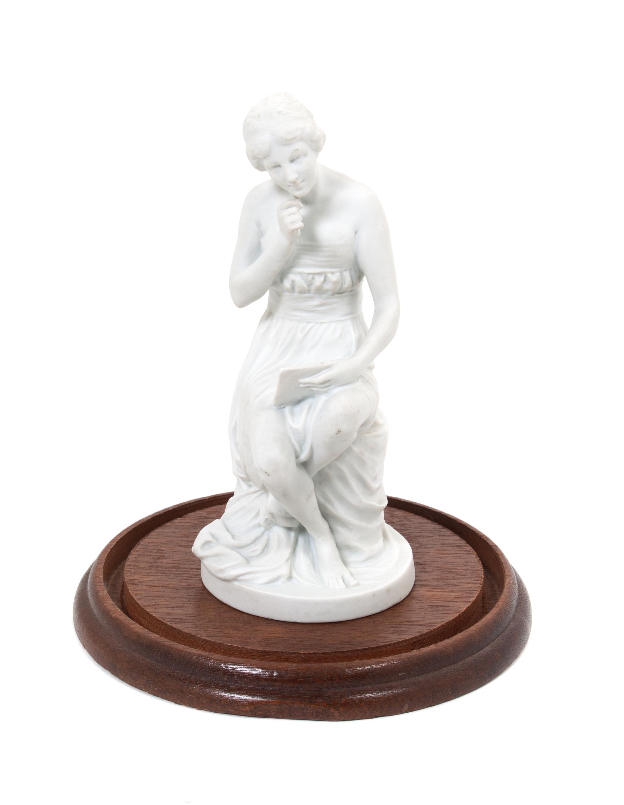 A Theodore Haviland Bisque Figure Height 7 inches.
