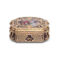 A German Gold and Enamel Snuff Box