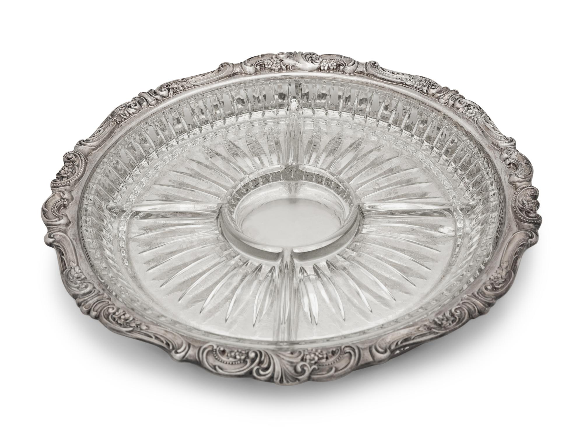A Group of Silver-Plate Serving Pieces