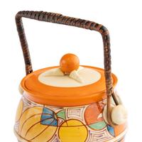 A Group of Five Clarice Cliff Melon (Picasso Fruit) Ceramic Table Articles