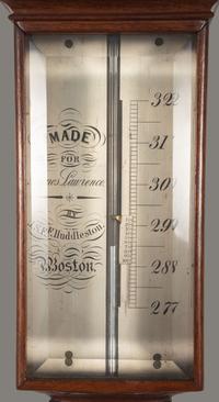 A Federal Mahogany Stick Barometer