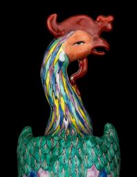 Six Chinese Export Porcelain Figures of Birds