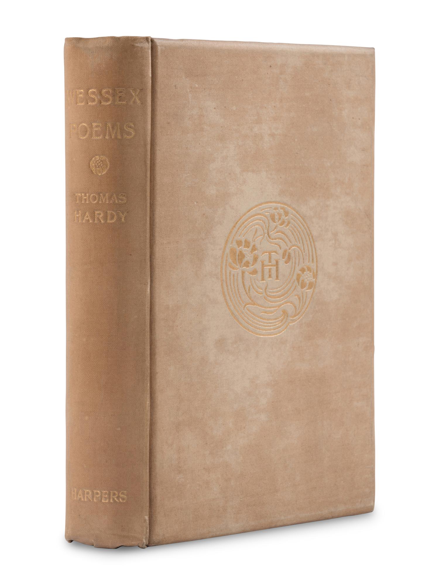 HARDY, Thomas (1840-1928). Wessex Poems . London and New York: Harper & Brothers, 1898.
