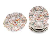 A Group of Eight Masons Ironstone Plates