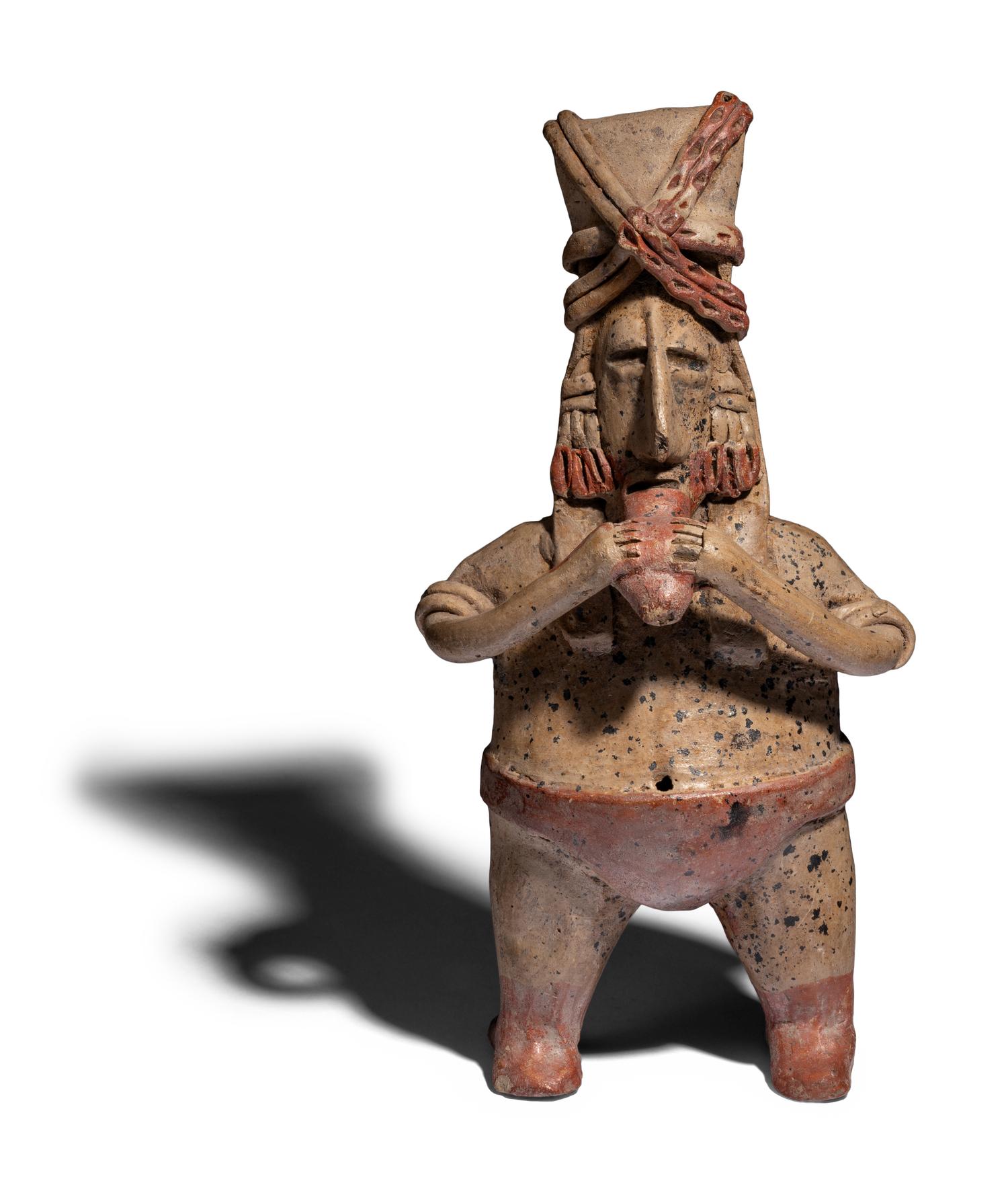 A Jalisco Terracotta Flute Player