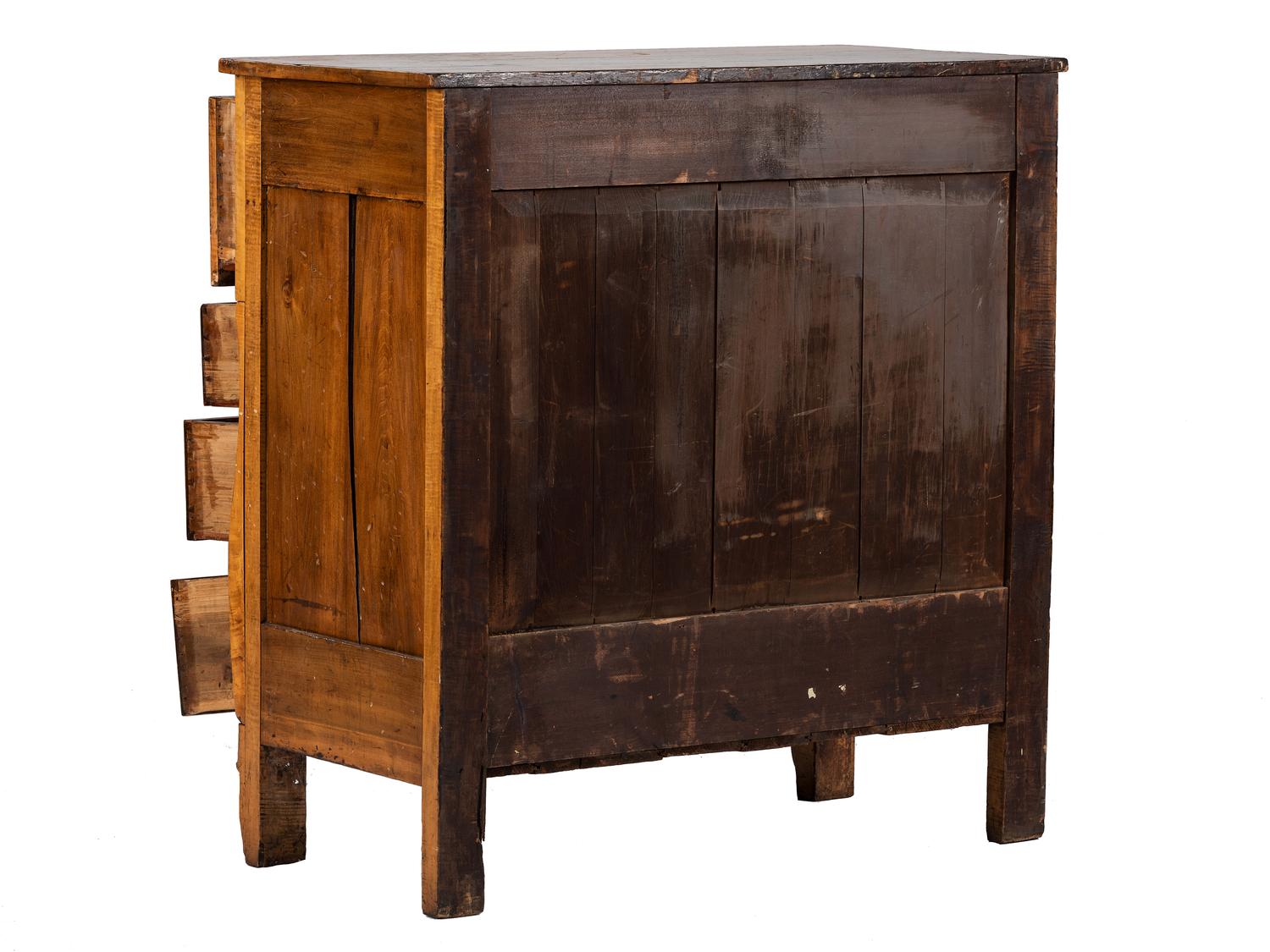 A Late Classical Tiger Maple Chest of Drawers