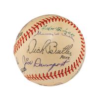A 1956 Dallas Eagles Team Signed Autograph Baseball