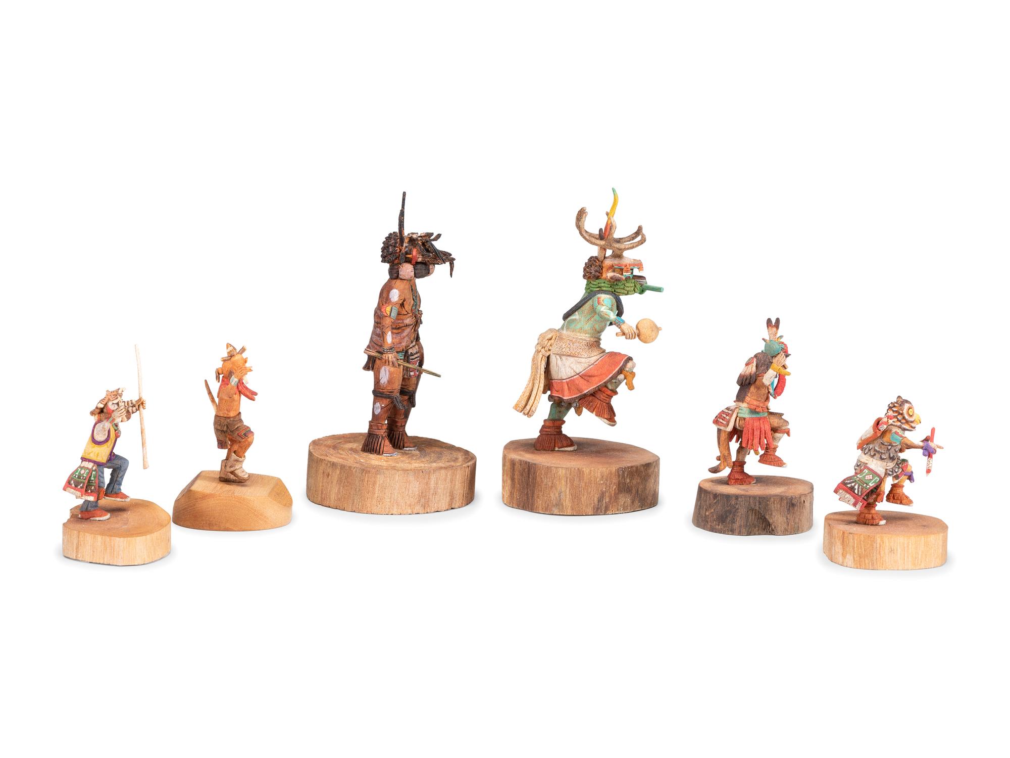 Group of Miniature Hopi Katsinas