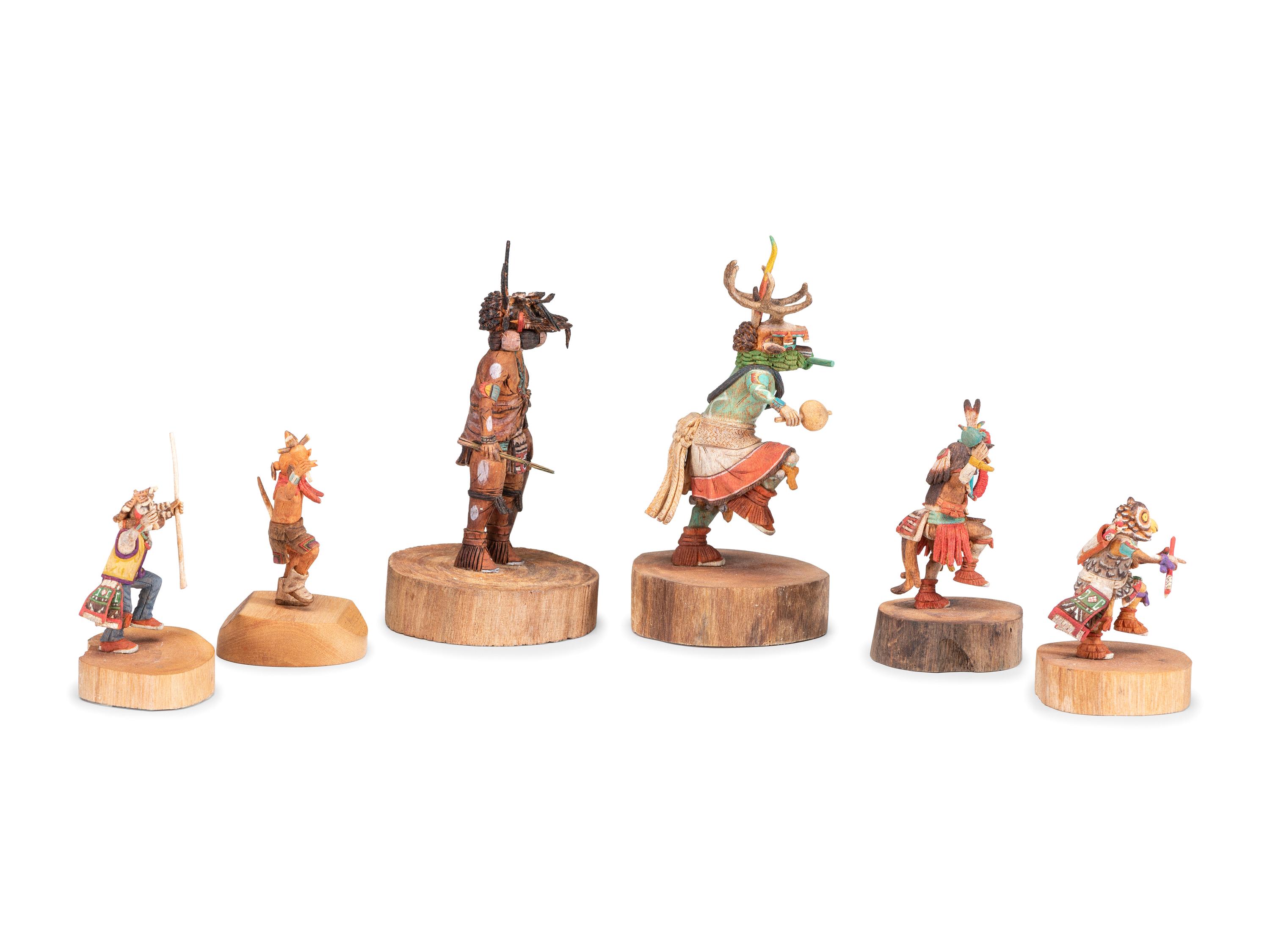 Group of Miniature Hopi Katsinas