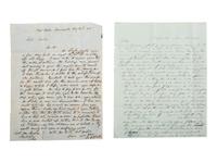 [ENSLAVEMENT & ABOLITION]. A group of six letters associated with enslaved individuals, including a letter related to the Randolph family of Virginia.