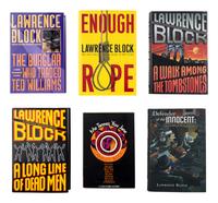 BLOCK, Lawrence (b. 1938). A group of 6 works by Block, ALL FIRST EDITIONS, ALL SIGNED OR INSCRIBED, comprising:
