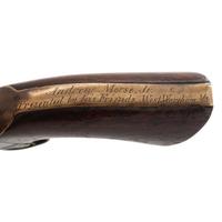 Colt Model 1849 Pocket Revolver Inscribed to Andrew Morse Jr. of the 3rd Mass and 1st LA Cavalry - Twice Wounded