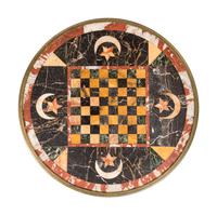 An Italian Specimen Marble Top Game Table