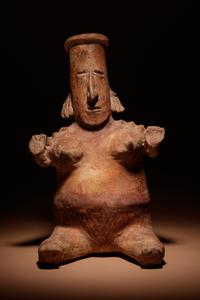 A Nayarit Terracotta Seated Female Figure