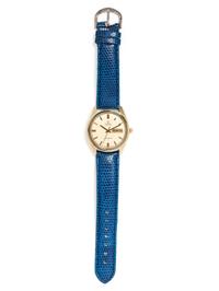 OMEGA, GOLD-PLATED 'SEAMASTER' DAY-DATE WRISTWATCH