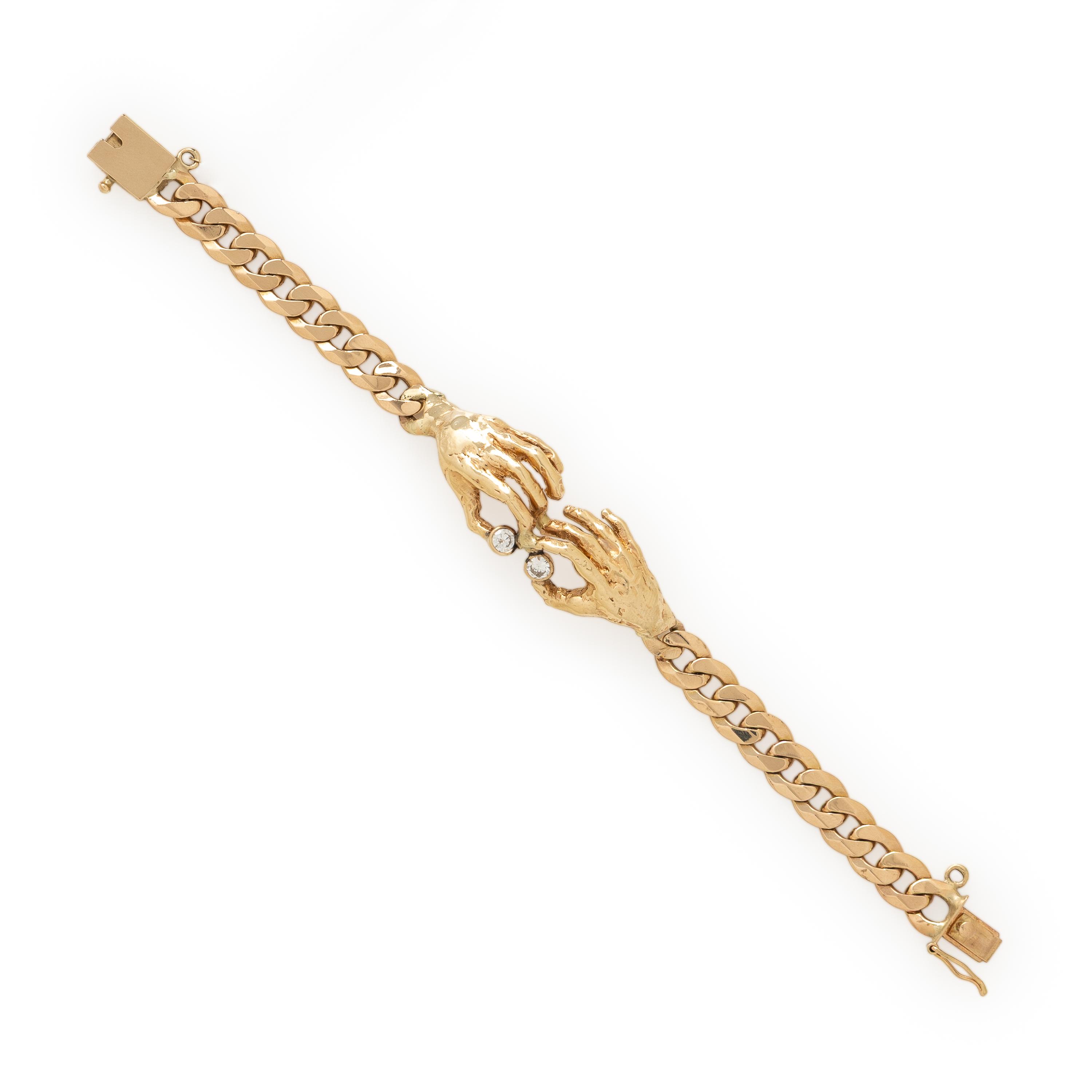Yellow Gold and Diamond Bracelet