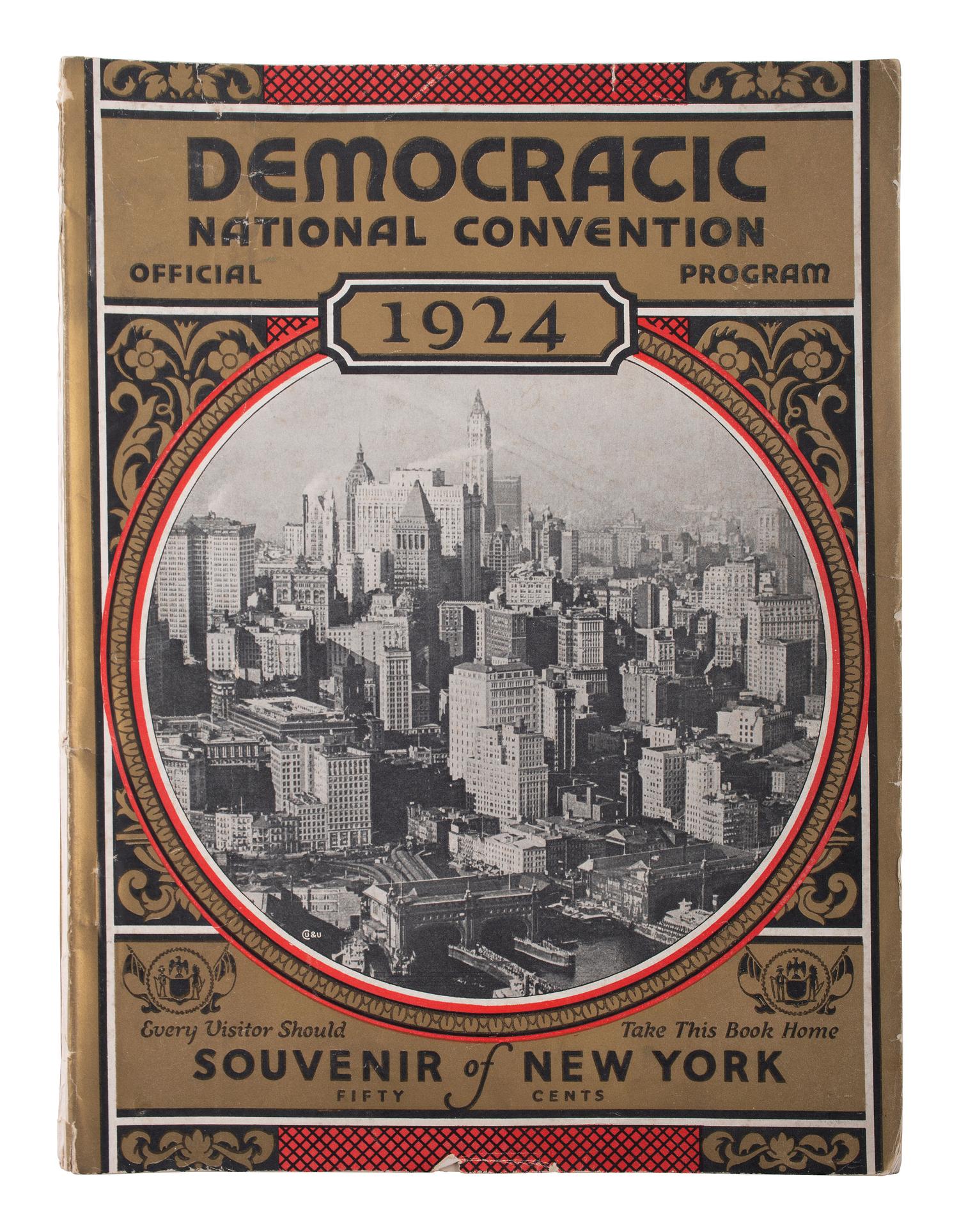 [COOLIDGE, Calvin (1872-1933)]. A group of pamphlets and ephemera from the 1924 election.