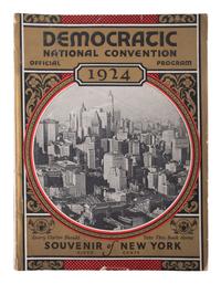 [COOLIDGE, Calvin (1872-1933)]. A group of pamphlets and ephemera from the 1924 election.