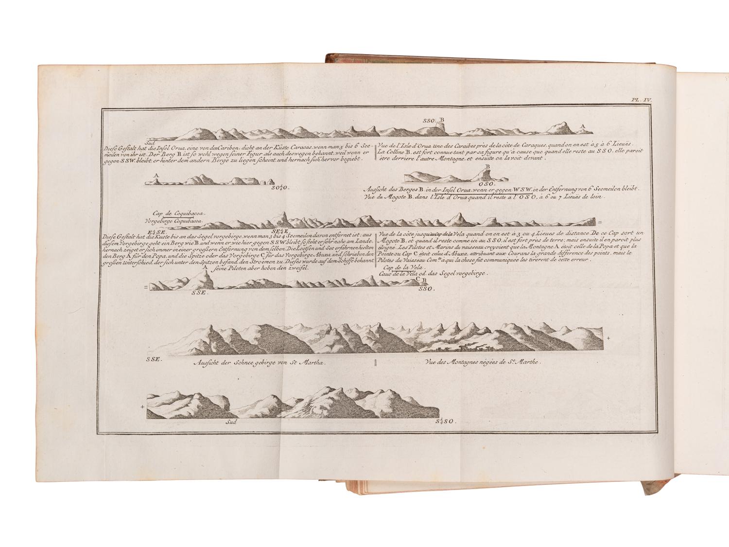 ULLOA Y DE LA TORRE GIRAL, Antonio de (1716-1773) and Jorge JUAN Y SANTACILLA (1712-1773). Voyage Historique De L'Amerique Meridionale Fait Par Ordre Du Roi D'Espagne . Paris: Charles-Antoine Jombert [but Amsterdam and Leipzig: Arkestee and Merkus], 1752.