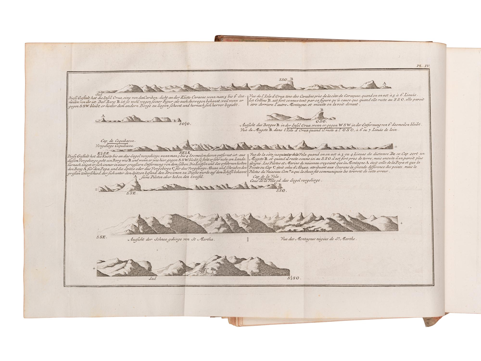 ULLOA Y DE LA TORRE GIRAL, Antonio de (1716-1773) and Jorge JUAN Y SANTACILLA (1712-1773). Voyage Historique De L'Amerique Meridionale Fait Par Ordre Du Roi D'Espagne . Paris: Charles-Antoine Jombert [but Amsterdam and Leipzig: Arkestee and Merkus], 1752.