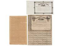 [CIVIL WAR]. 15 sheets of Confederate bonds. [ With: ] Vicksburg Daily Citizen souvenir printing.