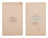 [CIVIL WAR]. A pair of CDVs featuring Ulysses S. Grant (1822-1885).