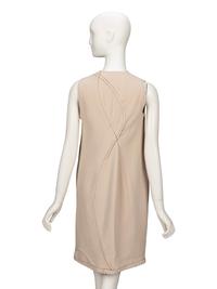 Ralph Rucci Chado, Dress Ensemble in Beige Crêpe