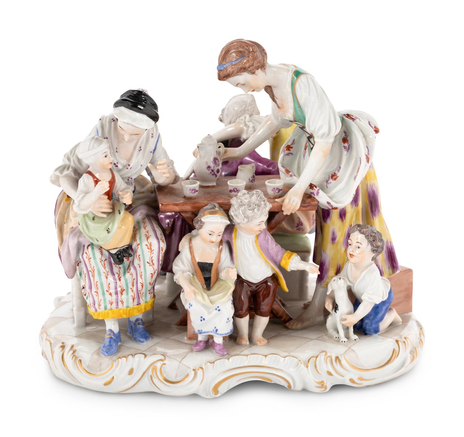 A Vienna Porcelain Figural Group