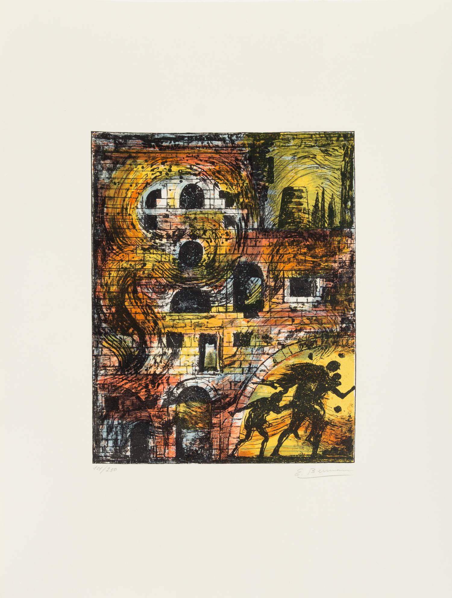 Various Artists, (American, 20th century), Flight, 1971 (the complete set of eleven lithographs and one screenprint in colors (each sig