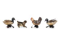 Four German Tin Windup Toys
