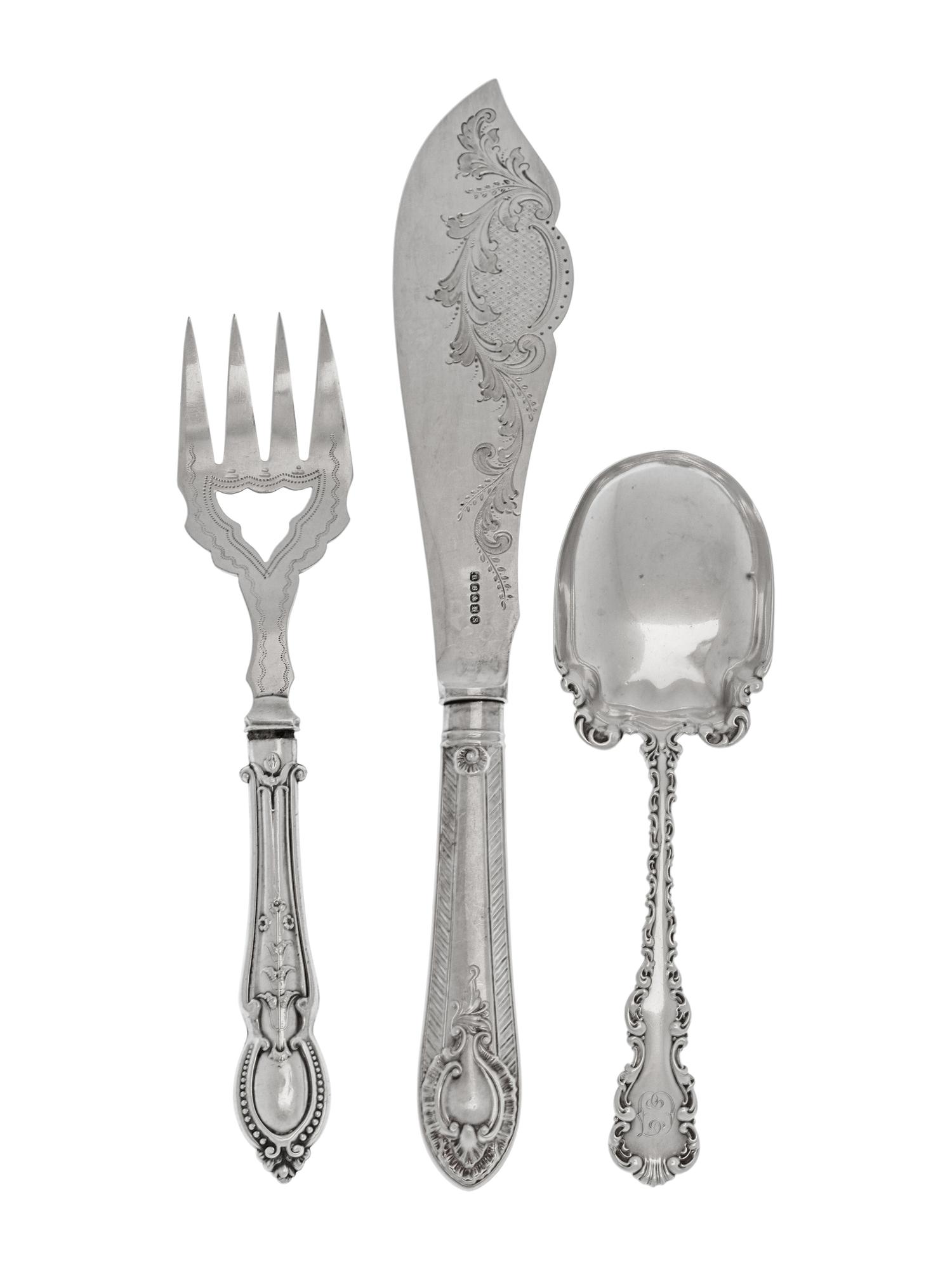 A Collection of American Silver-Plate and Silver-Mounted Serving Articles