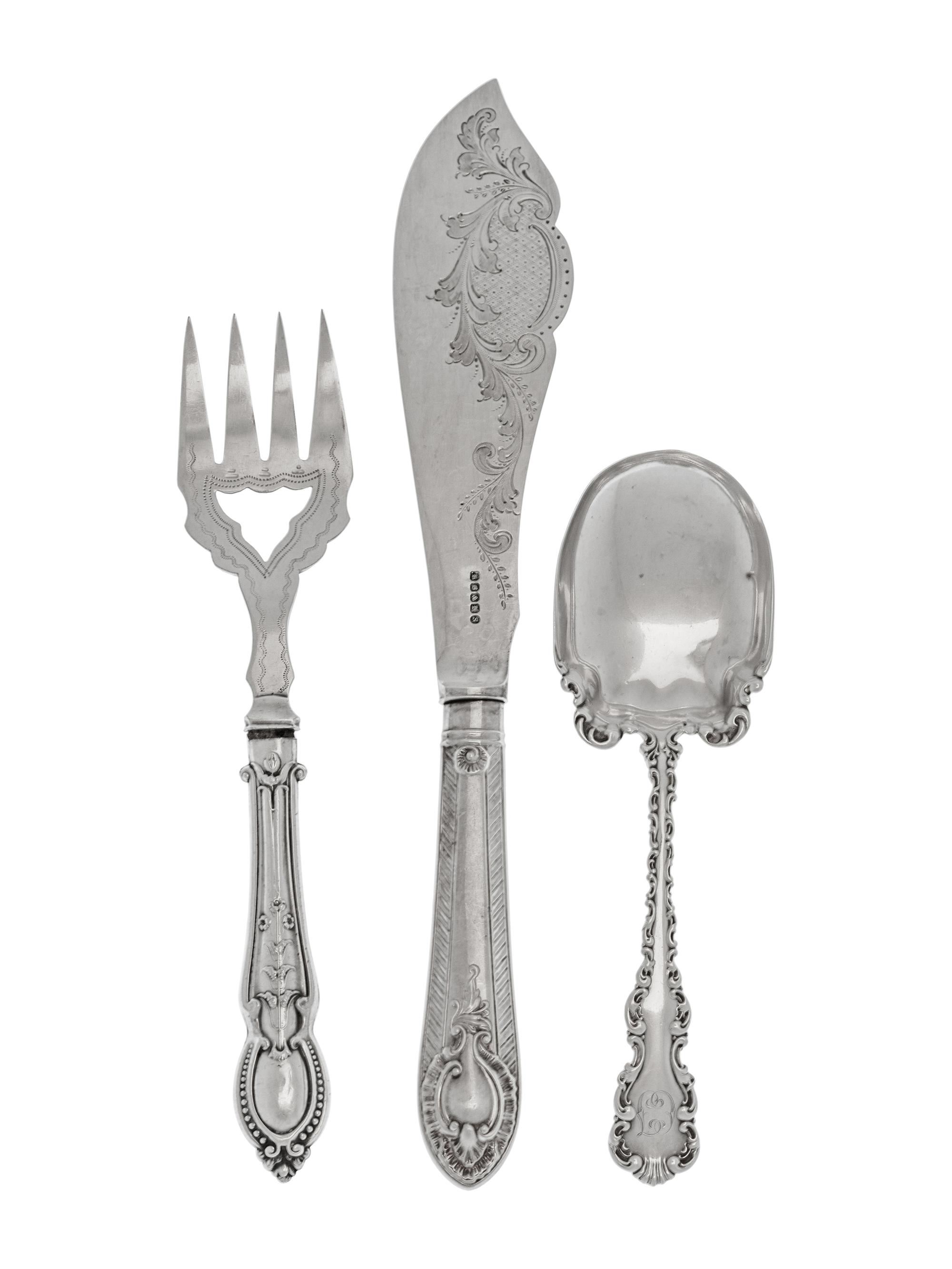 A Collection of American Silver-Plate and Silver-Mounted Serving Articles