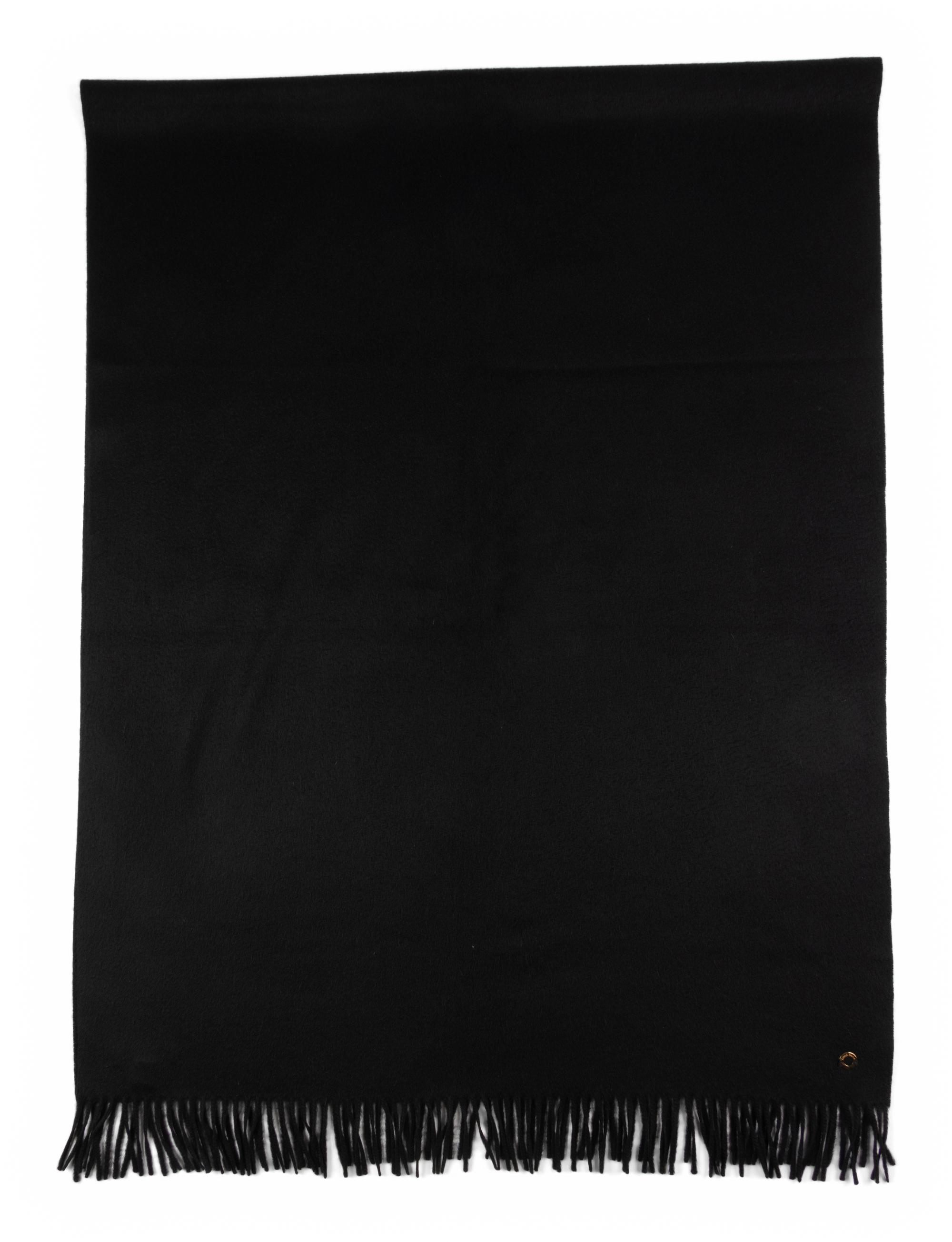 Loro Piana Black Cashmere Scarf