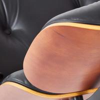 Charles Eames (American, 1907-1978) and Ray Eames (American, 1912-1988) Lounge Chair and Ottoman, Nos. 670 and 671, 50th Anniversary Edition, Herman Miller, USA, designed 1956, the present lot 2006
