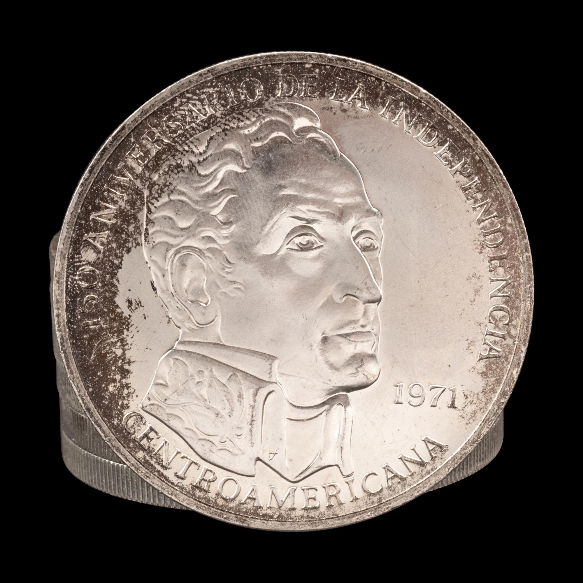 [PANAMA] Seven 1971 150th Anniversary of Independence Commemorative 20 Balboa Silver Coins