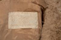 Beige Sheared Lambswool Fur Coat, 1920s
