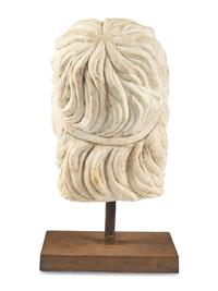 A Continental Marble Portrait Head