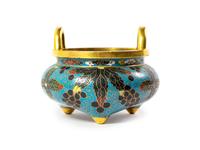 A Cloisonné Enamel Incense Burner
