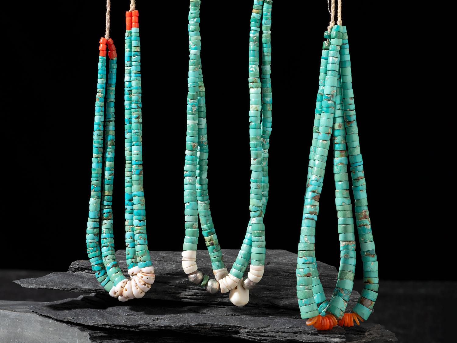 Navajo Rolled Turquoise Joclas