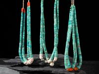 Navajo Rolled Turquoise Joclas