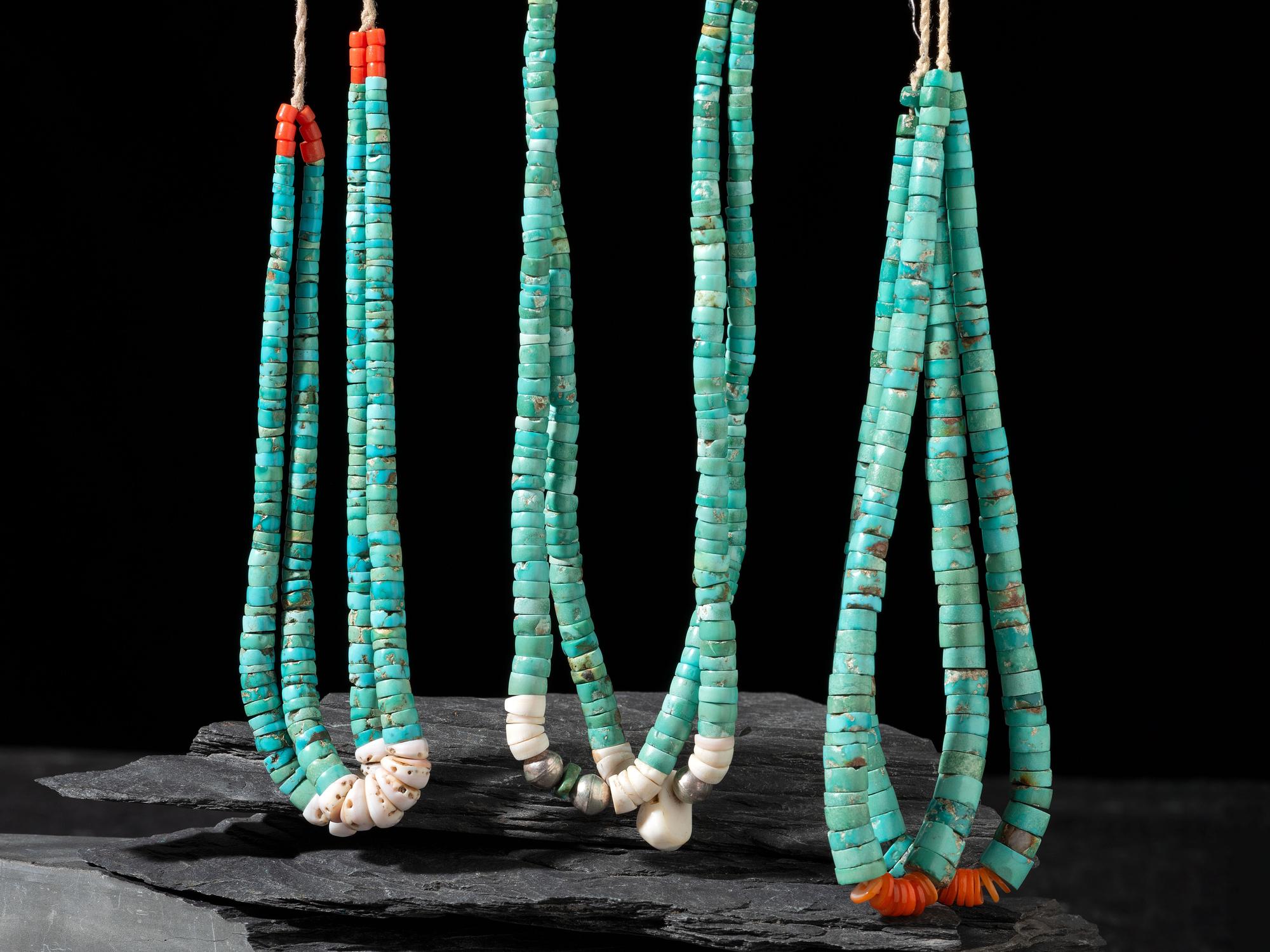 Navajo Rolled Turquoise Joclas