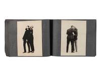 [EARLY PHOTOGRAPHY]. Album containing 72 photographs of self-defense maneuvers. Ca 1895.