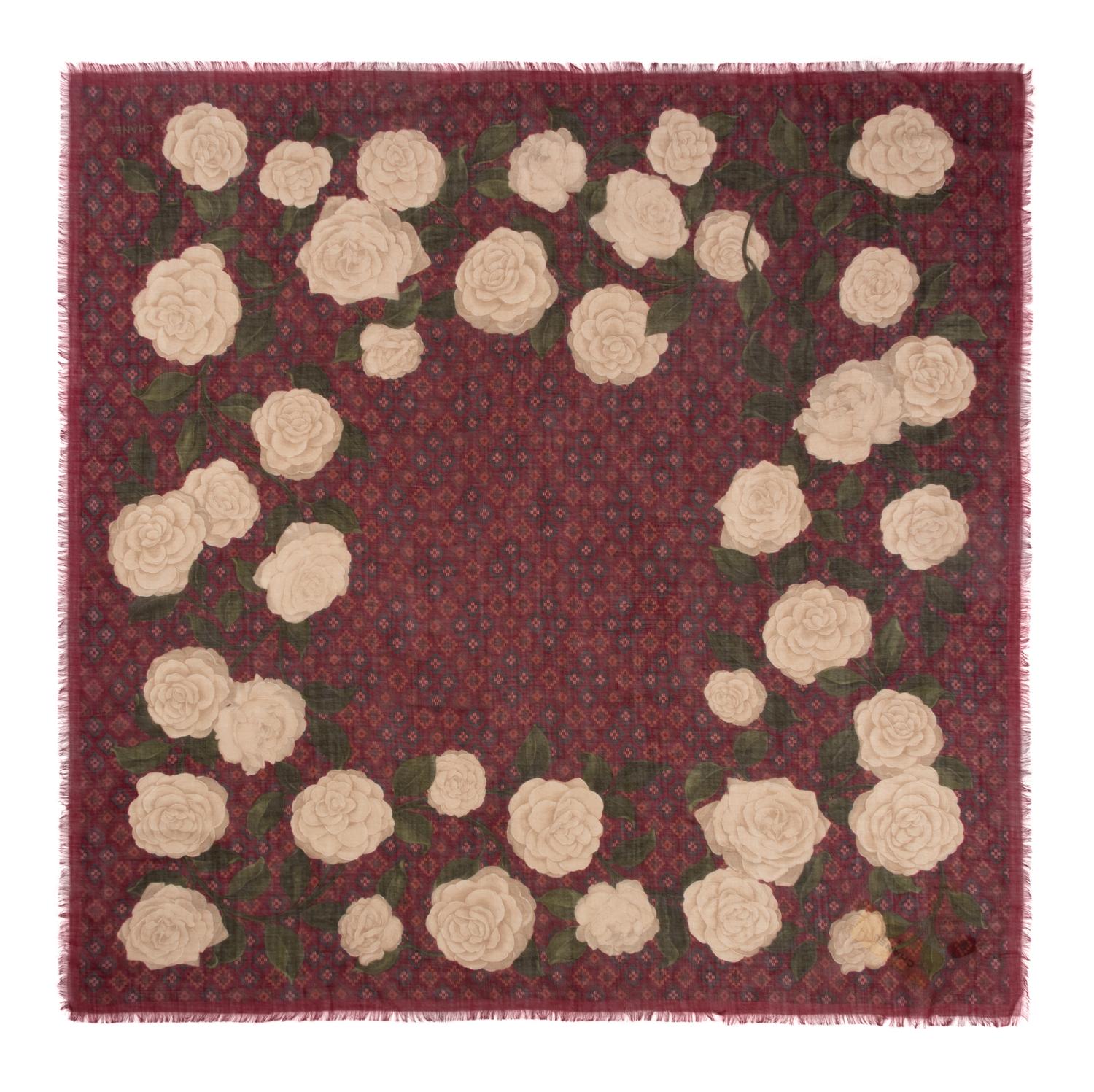 Four Chanel Silk Scarves, 1980-90s