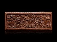 Four Chinese Carved Wood Articles