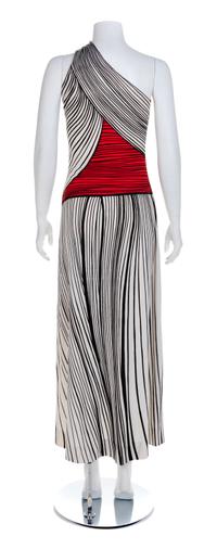 Roberta di Camerino One-Shoulder Dress, 1970s Size label: 42