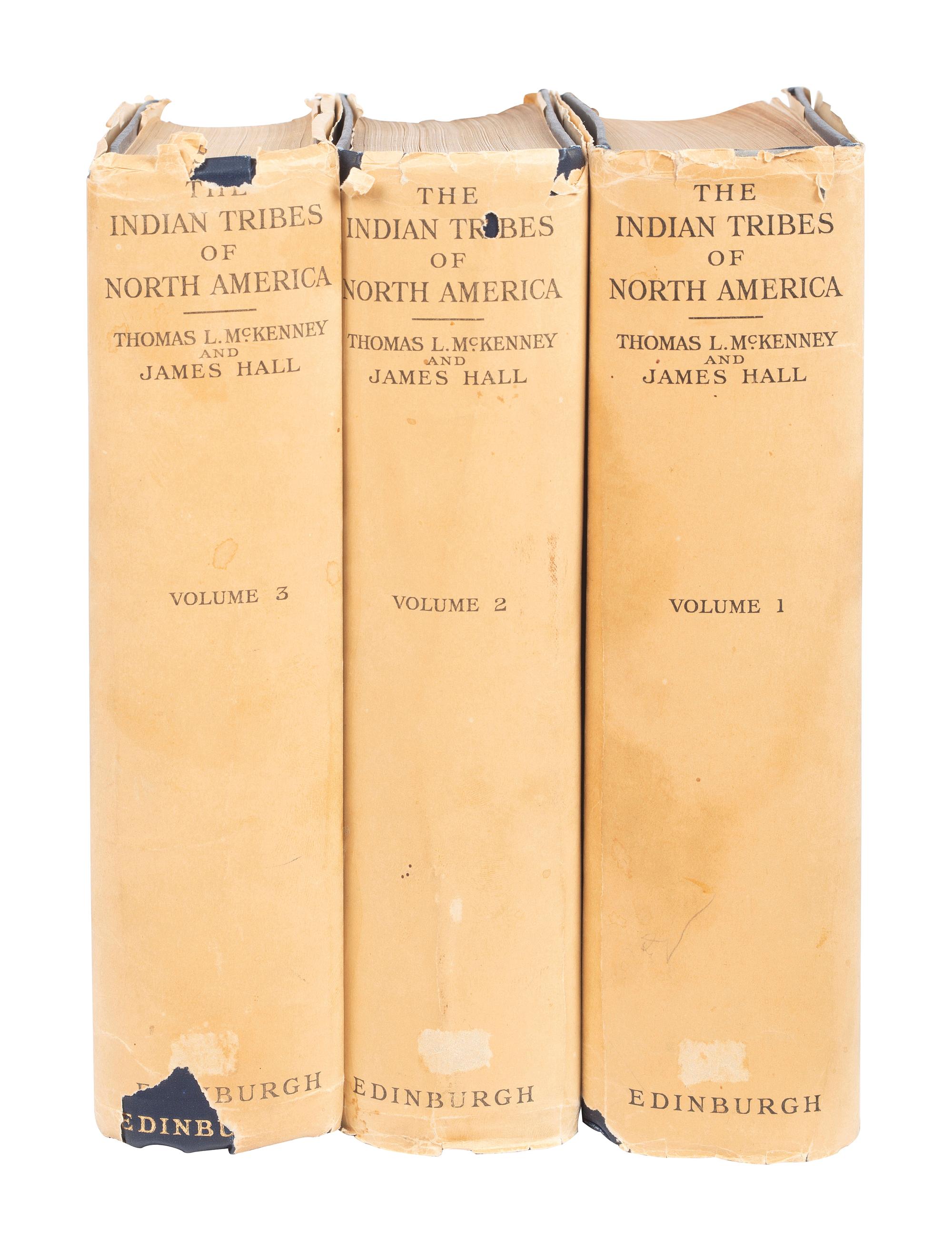 McKENNEY, Thomas L. (1785-1859) and James HALL (1793-1868). The Indian Tribes of North America. Edinburgh: John Grant, 1934.