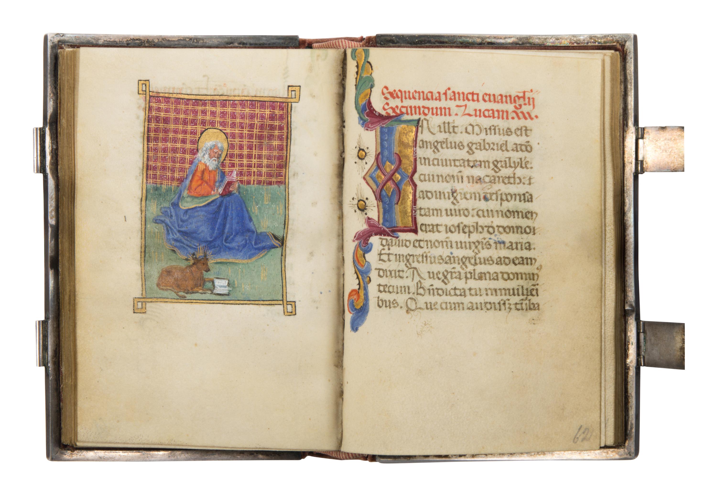 MASTER OF ISABELLA DI CHIAROMONTE (Naples, active 1455-1469) and NETHERLANDISH ILLUMINATOR (?) Book of Hours (fragment), in Latin and Catalan, illuminated manuscript on parchment [Italy, Naples, c. 1460]